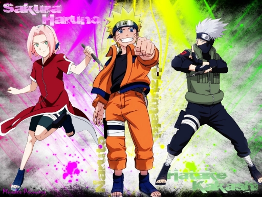Naruto, Sakura, Hatake