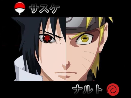 Naruto Sasuke Face to Face