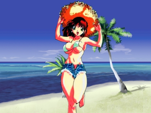 Beach Babe Momiji