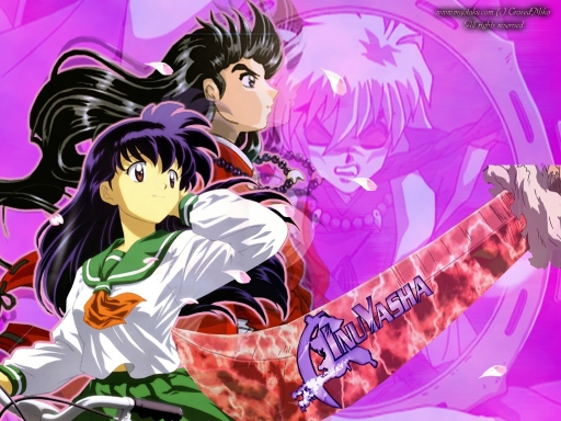 Inuyasha And Kagome Wallpaper by CrazedMiko