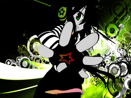 Konata Black And Green