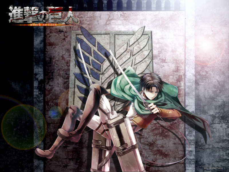 Levi - Wings of Freedom wall