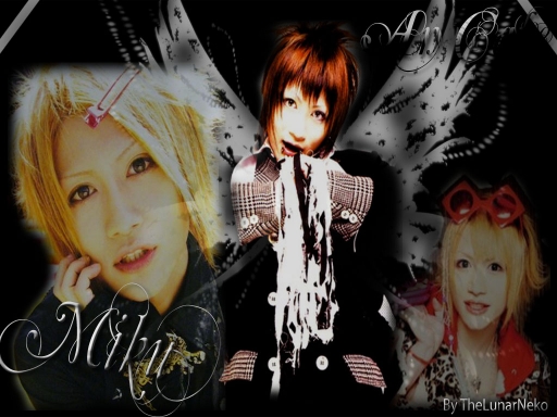 Miku Kawaii Dark Wallpaper