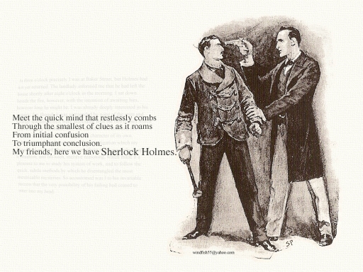 Sherlock Holmes Gets His Man