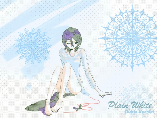 Plain White-Aquamarine