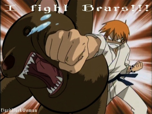 I fight bears!