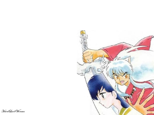 Inuyasha's sword reflecting Ka
