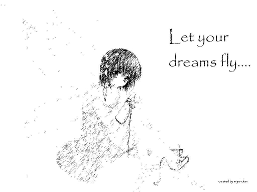 let your dreams f;y