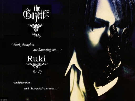 Ruki: dark thoughts