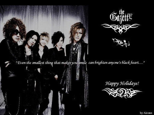 the GazettE: Happy Holidays