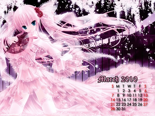 March 2010 Calendar