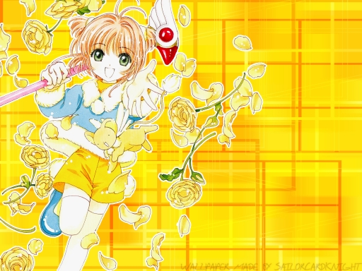Yellow Cardcaptor Sakura Wallp
