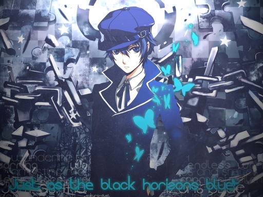 Black horizons Blue