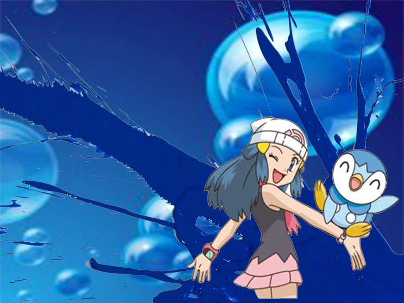 Dawn and piplup
