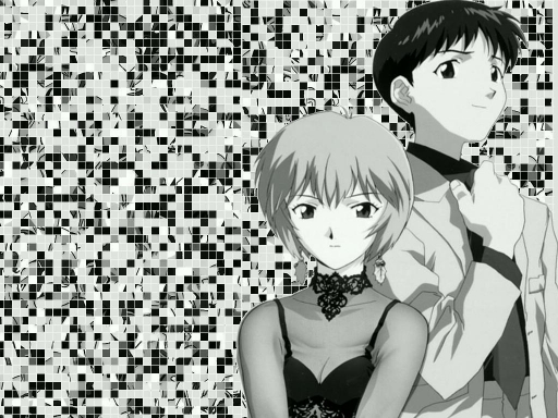 Shinji and Rei