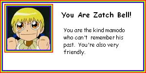 What Zatch Bell Mamodo Are You?