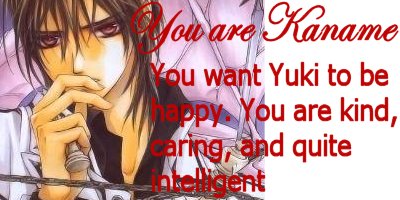 What Vampire Knight Character Are You?