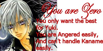 What Vampire Knight Character Are You?