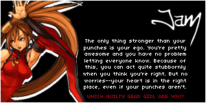 What Guilty Gear Girl Are You?