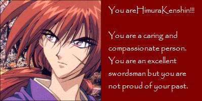 What Rurouni Kenshin Character Are You?