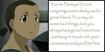 What Female FMA Character Are You?