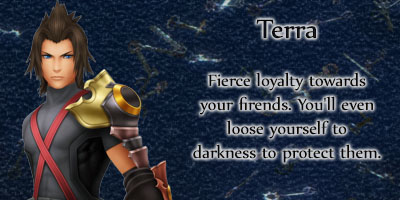 What Kingdom Hearts Birth By Sleep Character Are You?