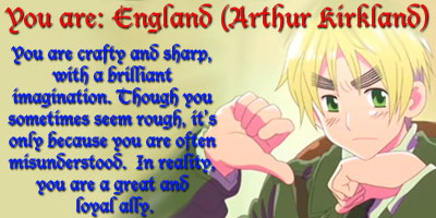 Hetalia! What Country Are You?