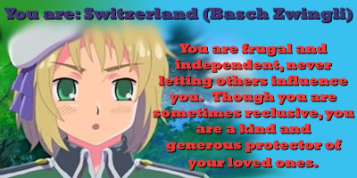 Hetalia! What Country Are You?