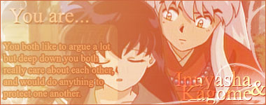 What Inuyasha Couple Are You?