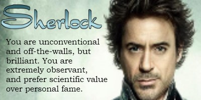 Which Sherlock Holmes Character Are You?