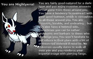 What Dark Type Pokemon Are You?