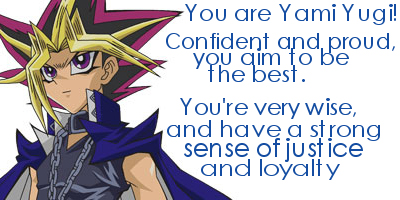 Yu-Gi-Oh:  Which Character Are You?