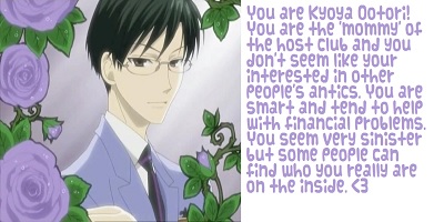 What Ouran High School Host Club Host Are You?