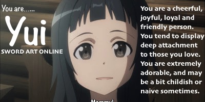 Which Sword Art Online Character Are You?