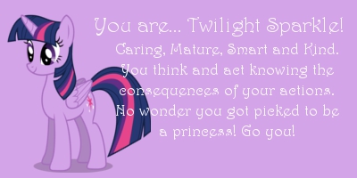 Who Are You In The Mane 6?