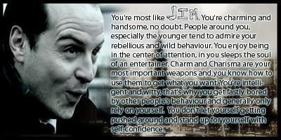 What Sherlock (BBC) Character Are You?