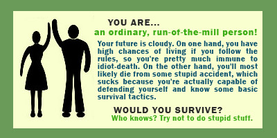 Would YOU Survive A Zombie Apocalypse?