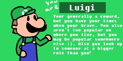 What Mario Character Are You?