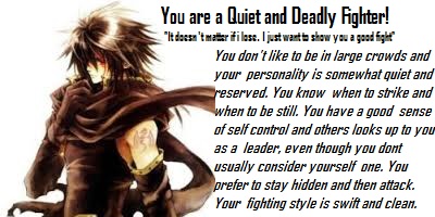 What Kind Of Fighter Are You?
