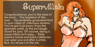 What Kind Of Villain Are You?