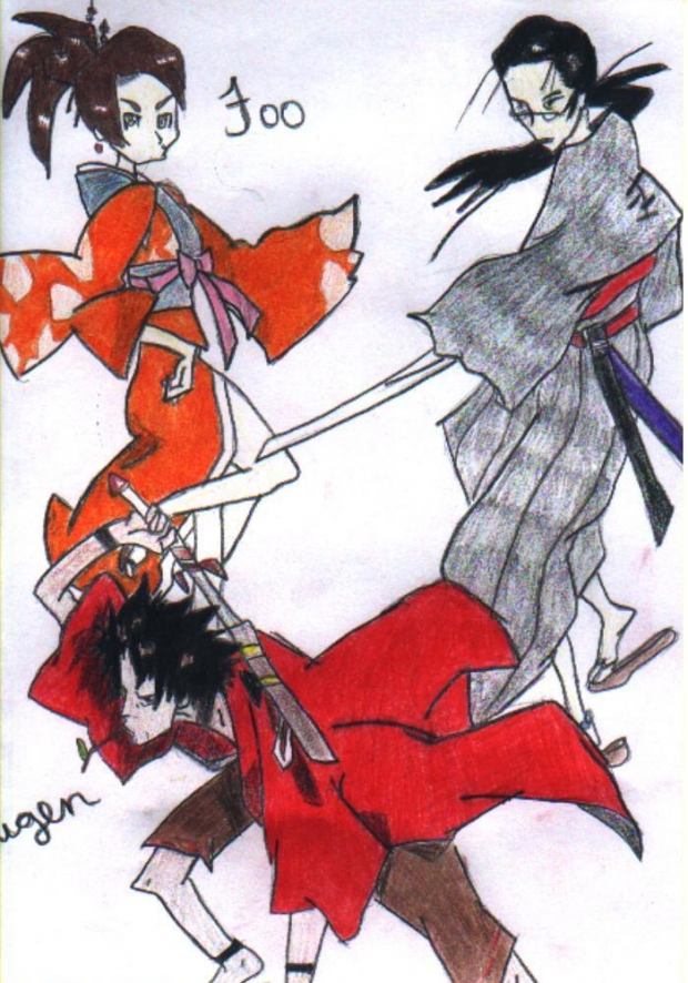 Mugen Jin And Foo Colored