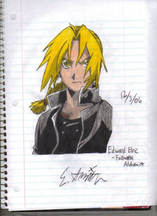 Serious Edward Elric