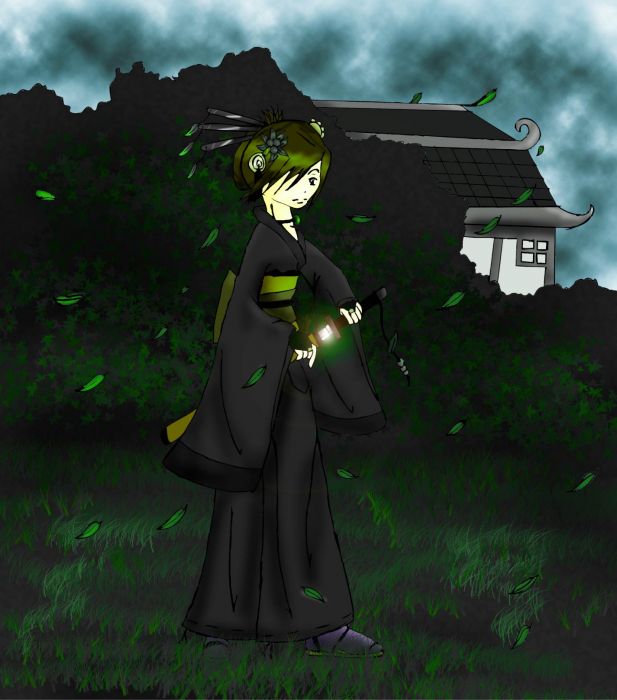 Samurai (blue-green Shading)