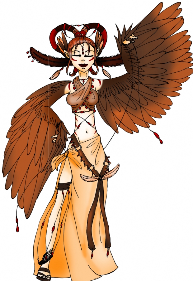 Hawk Dancer: colored