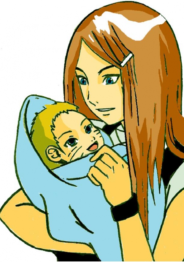 Kushina & Little Naruto