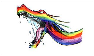 Rainbow Dragon Head