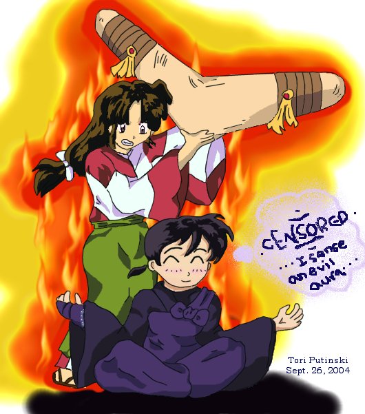 Day To Day Life Of Sango And Miroku