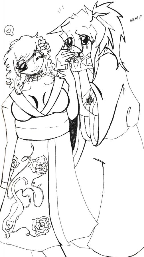 Do Not Spill Your Sake, Madame!