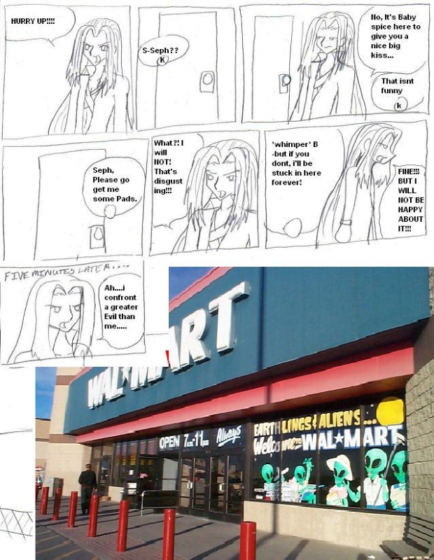 Sephiroth's Wal-mart Adventure!