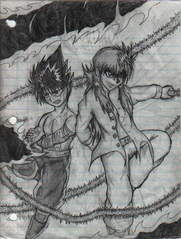 Hiei And Kurama ... Blast Em!